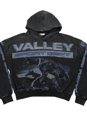Vale Forever Watchdog Pullover Hoodie Vintage Black